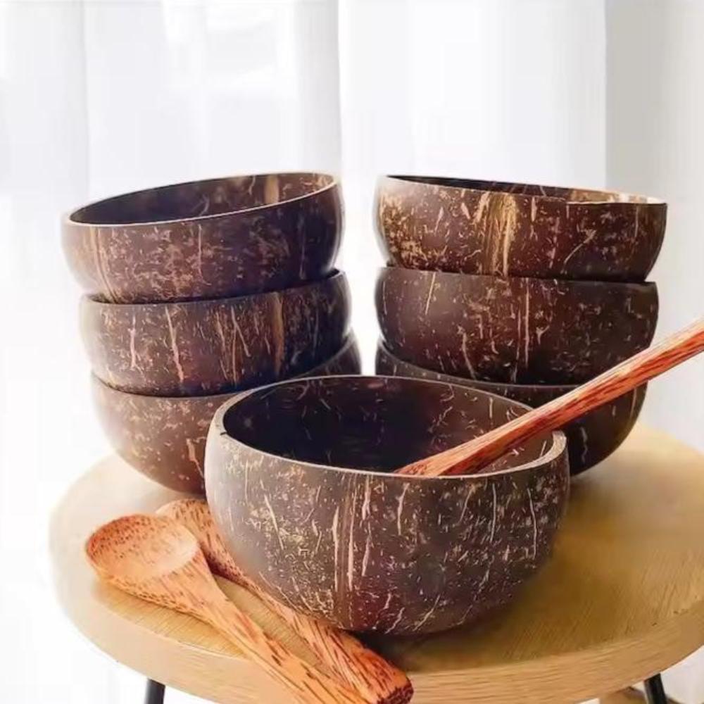 CocoCraft | Handcrafted Eco-Friendly Coconut Bowls Set