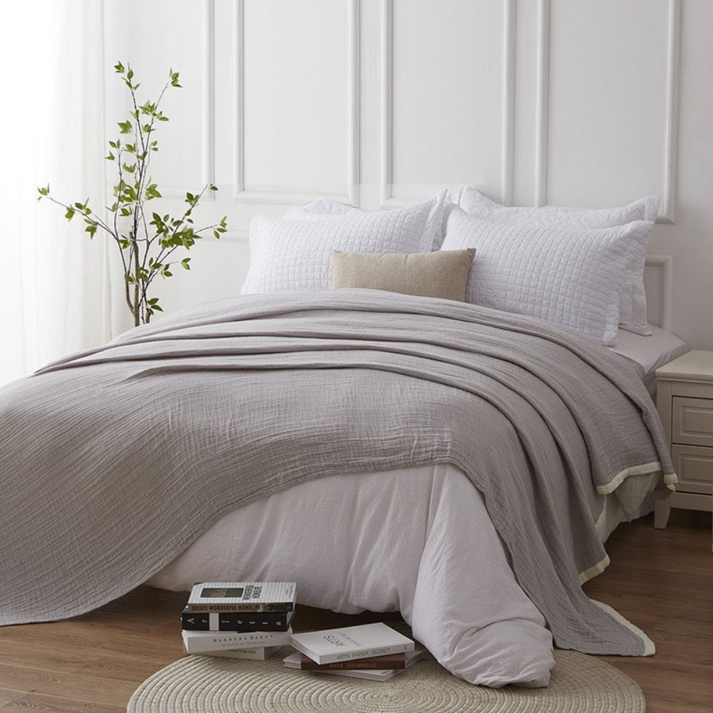 CozyNest | Deluxe Multi-Layer Muslin Cotton Blanket