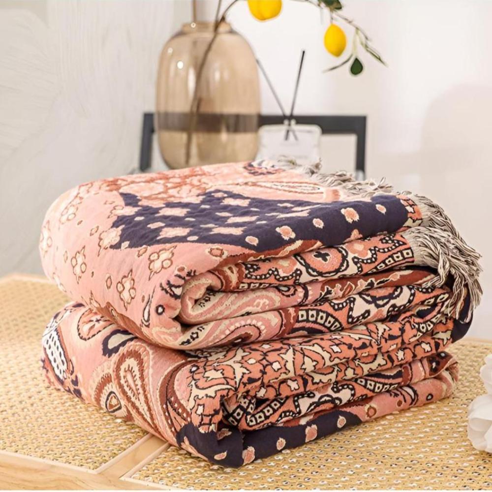 BohoDream | Bohemian Paisley Bliss Blanket