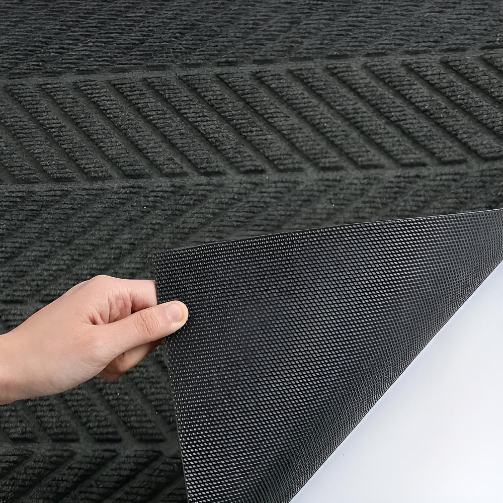 ChevronGuard | Chevron Ridges Non-Slip Door Mat