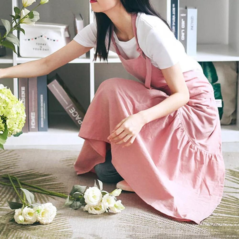 BlossomBreeze | Cotton Linen Apron