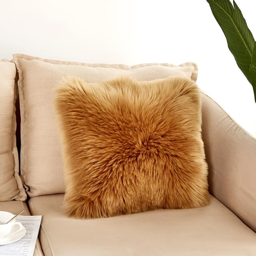 CozyNest | Furry Cushion Covers For Home Decor