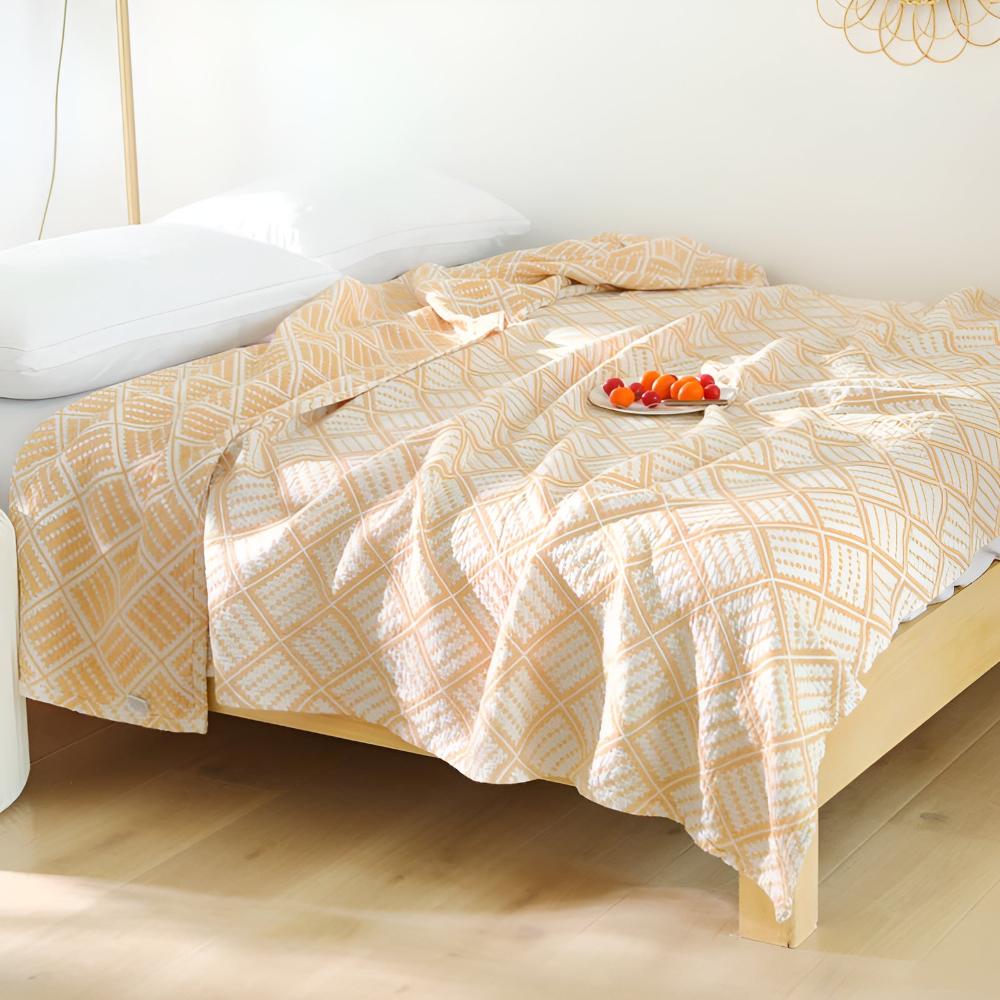 CozyWeave | Plaid Pattern Cotton Blanket