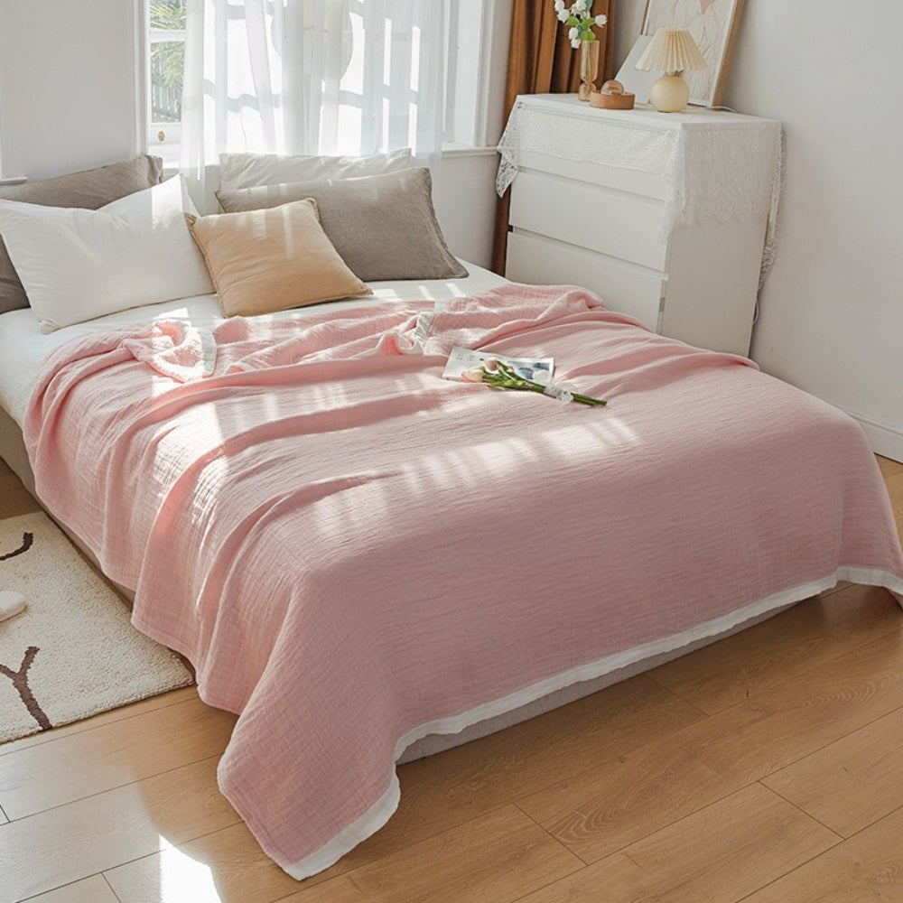 CozyNest | Deluxe Multi-Layer Muslin Cotton Blanket