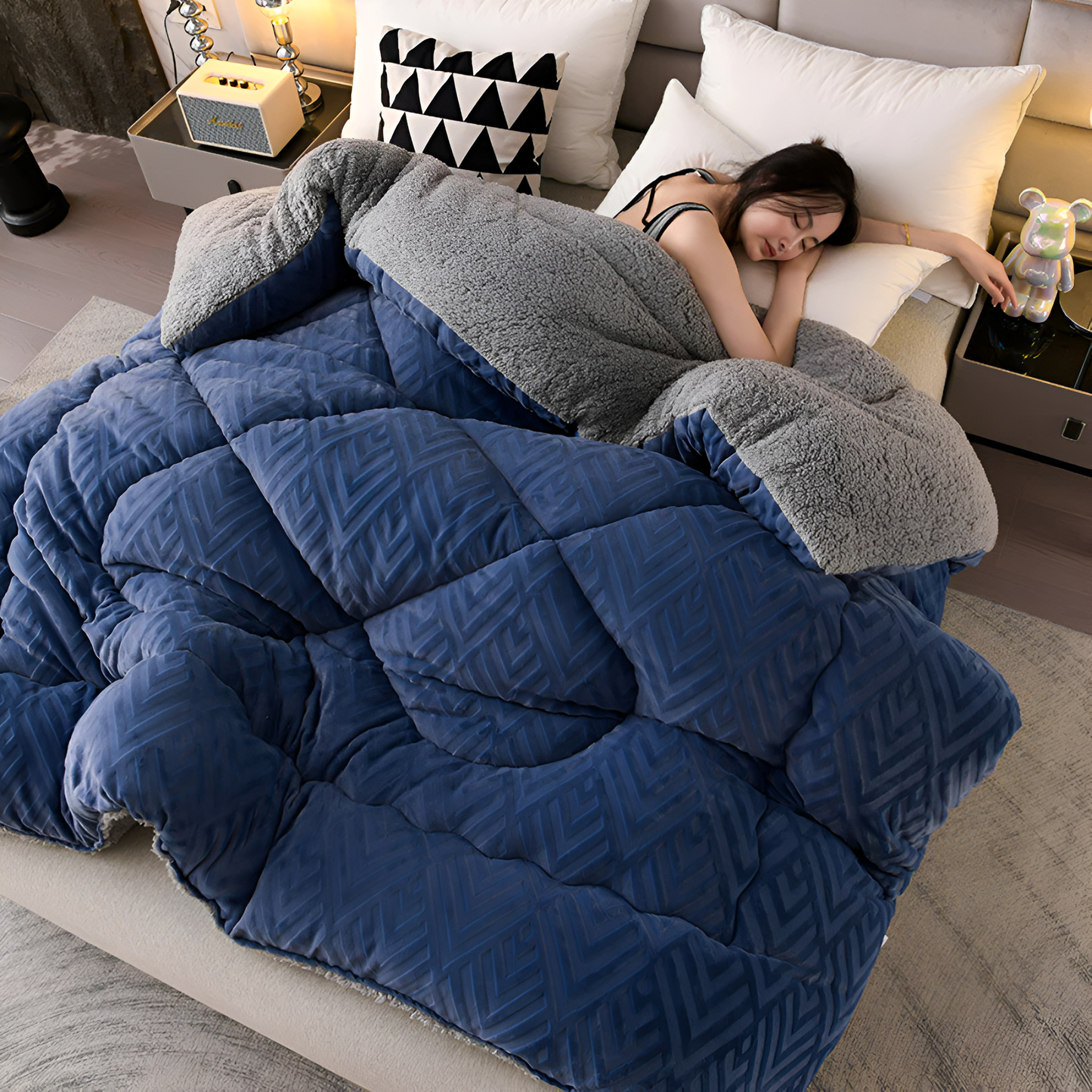 CozyNest | Dual-Sided Soft Duvet Blanket