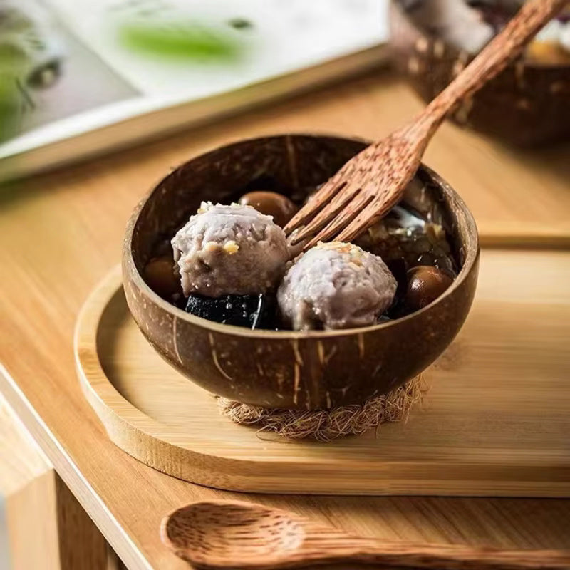 CocoCraft | Handcrafted Eco-Friendly Coconut Bowls Set