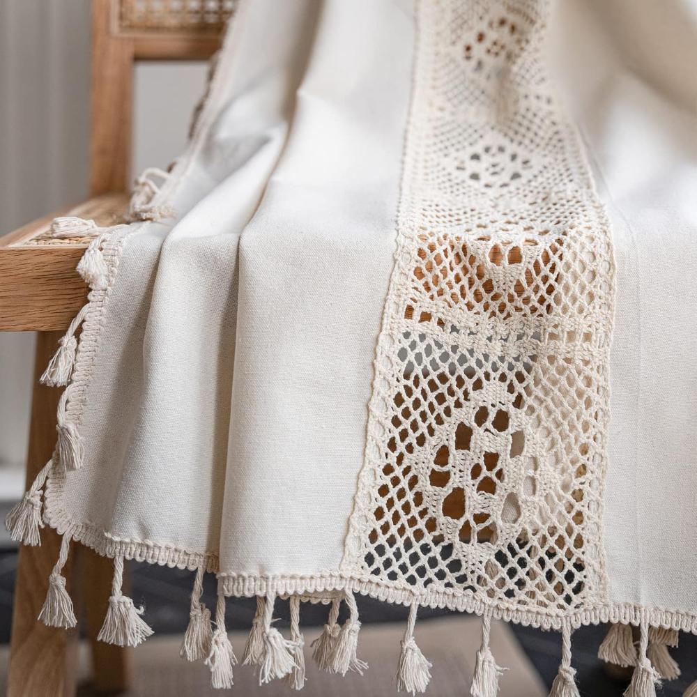 BohoHome | Boho Linen Curtain Drapes For Living Room