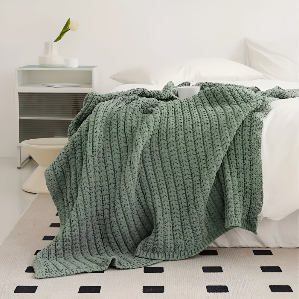 CozyWeave | Vintage Chunky Knit Blanket