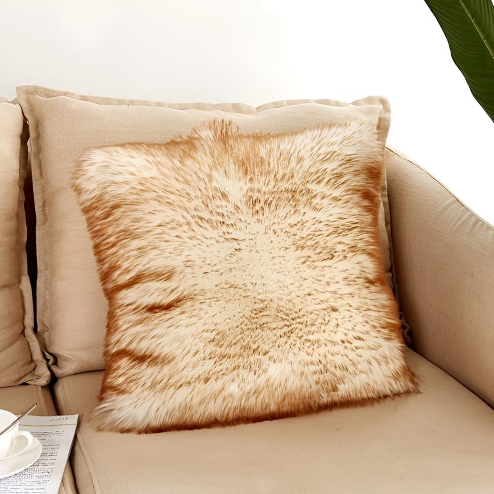 CozyNest | Furry Cushion Covers For Home Decor