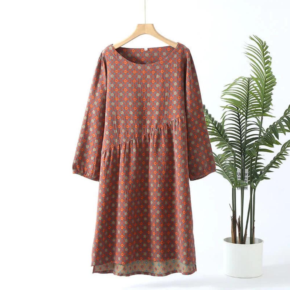 Blooming Meadow | Floral Cotton Nightdress for Women