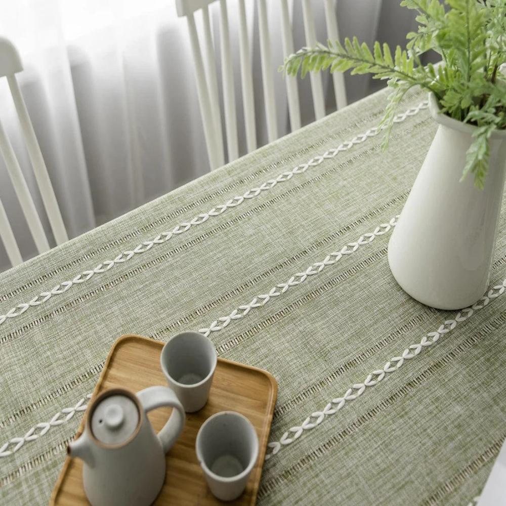 CottonLuxe | Elegant Cotton Linen Tablecloth