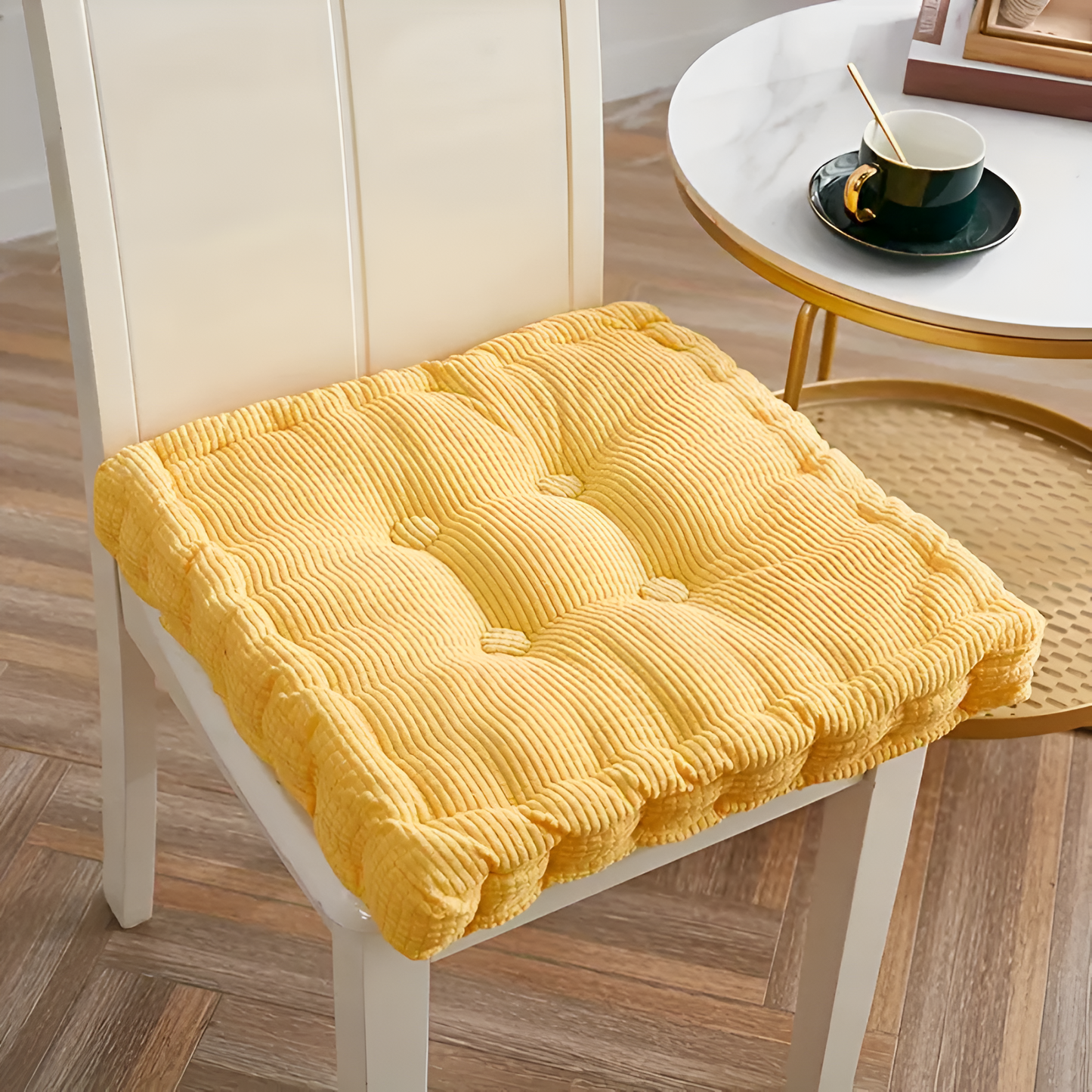 ComfyStack | Stackable Corduroy Chair Cushions