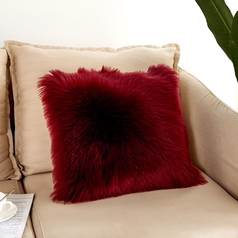 CozyNest | Furry Cushion Covers For Home Decor