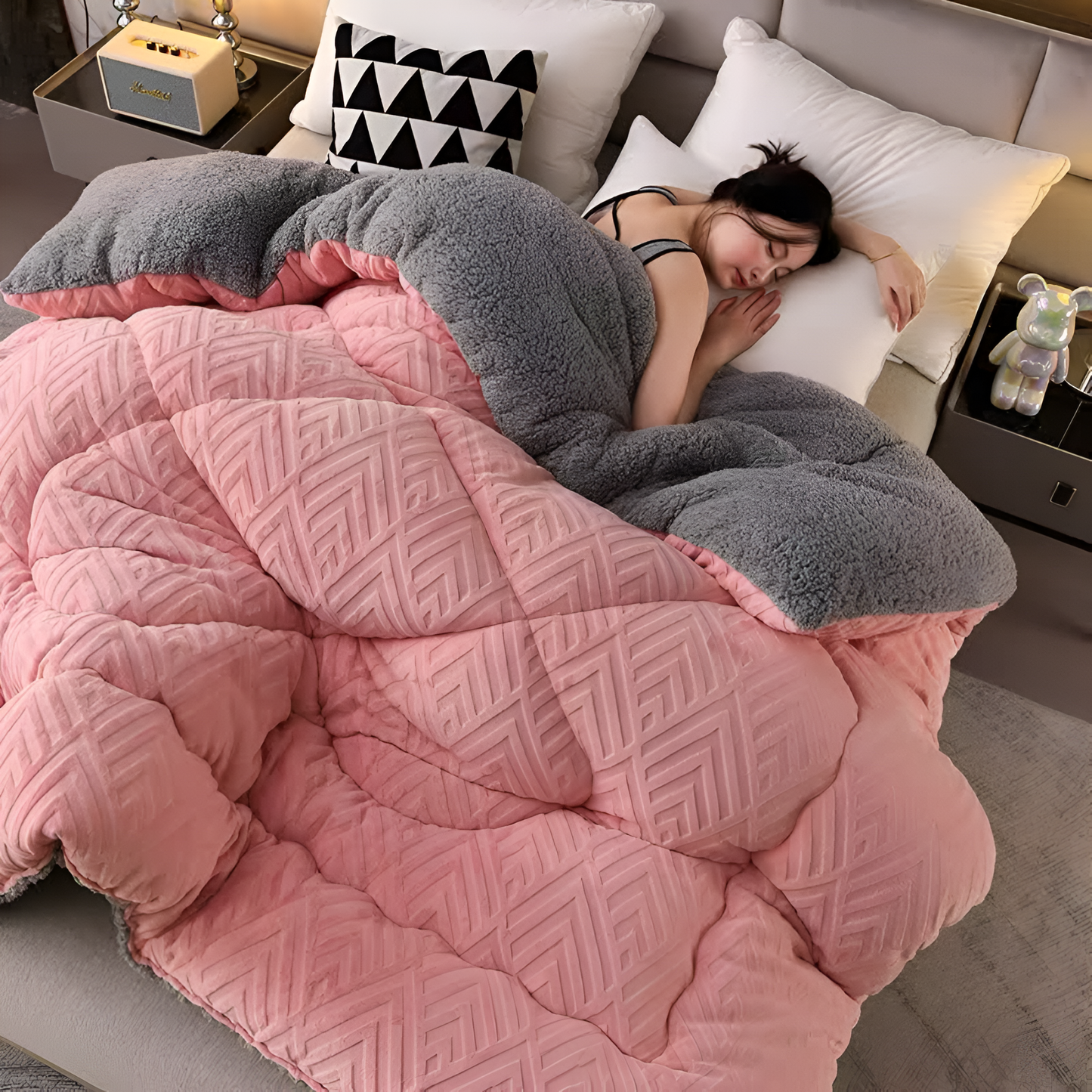 CozyNest | Dual-Sided Soft Duvet Blanket
