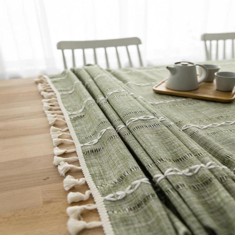 CottonLuxe | Elegant Cotton Linen Tablecloth