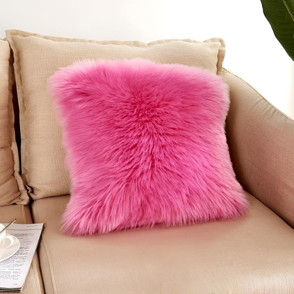 CozyNest | Furry Cushion Covers For Home Decor