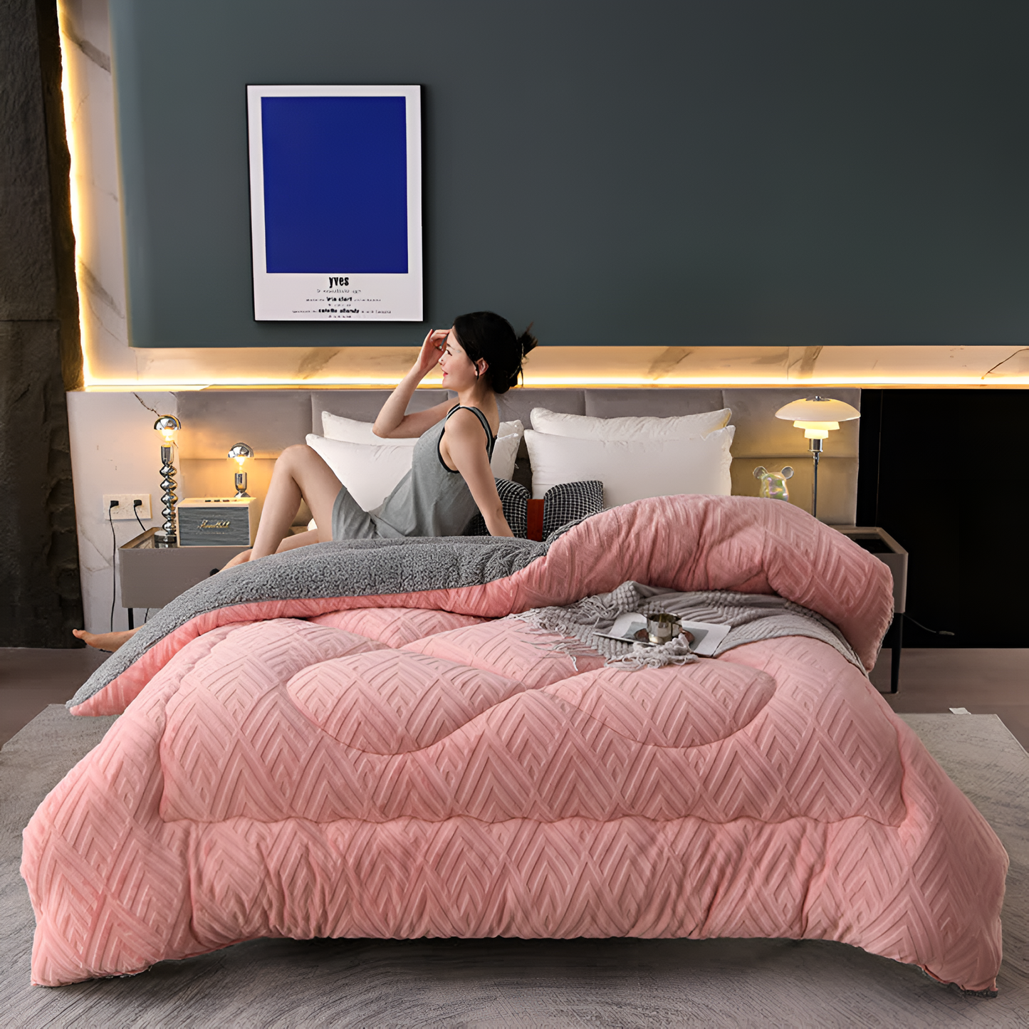 CozyNest | Dual-Sided Soft Duvet Blanket