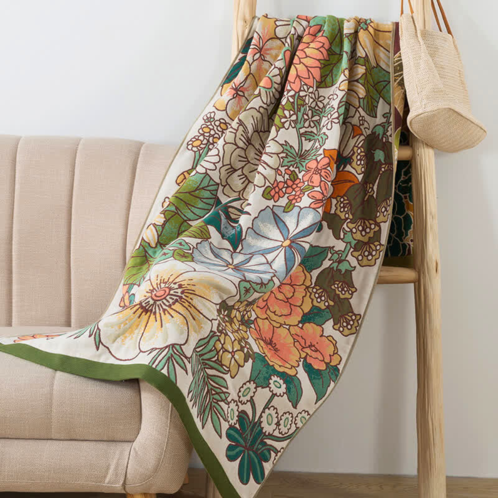 CottonSoft | Cotton Floral Bath Beach Towel