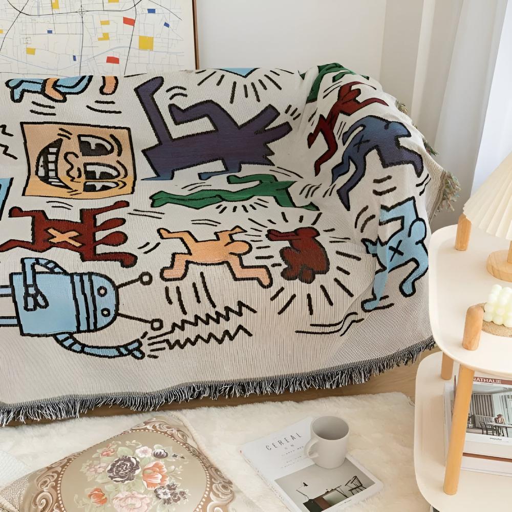 Bold Expressions | Tassel Throw Blanket