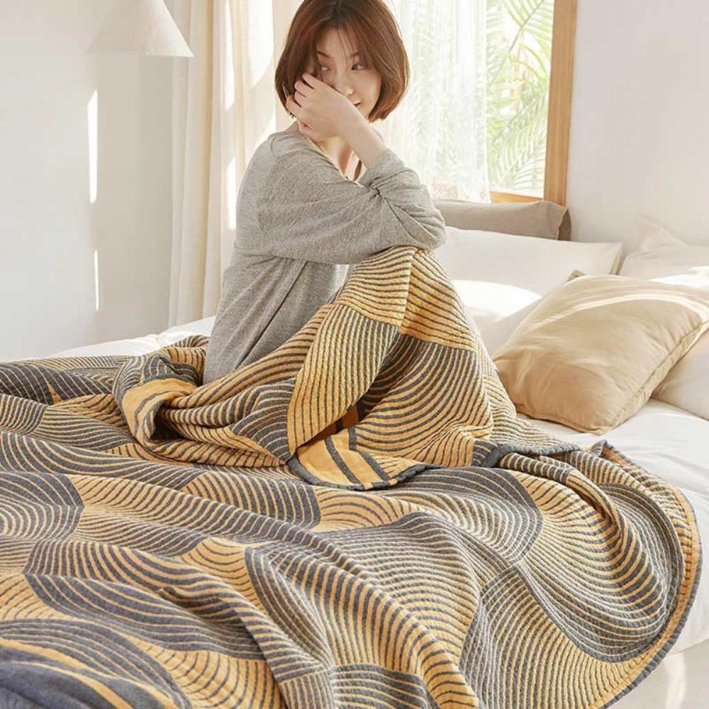 CozyNest | Muslin Reversible Cotton Blanket