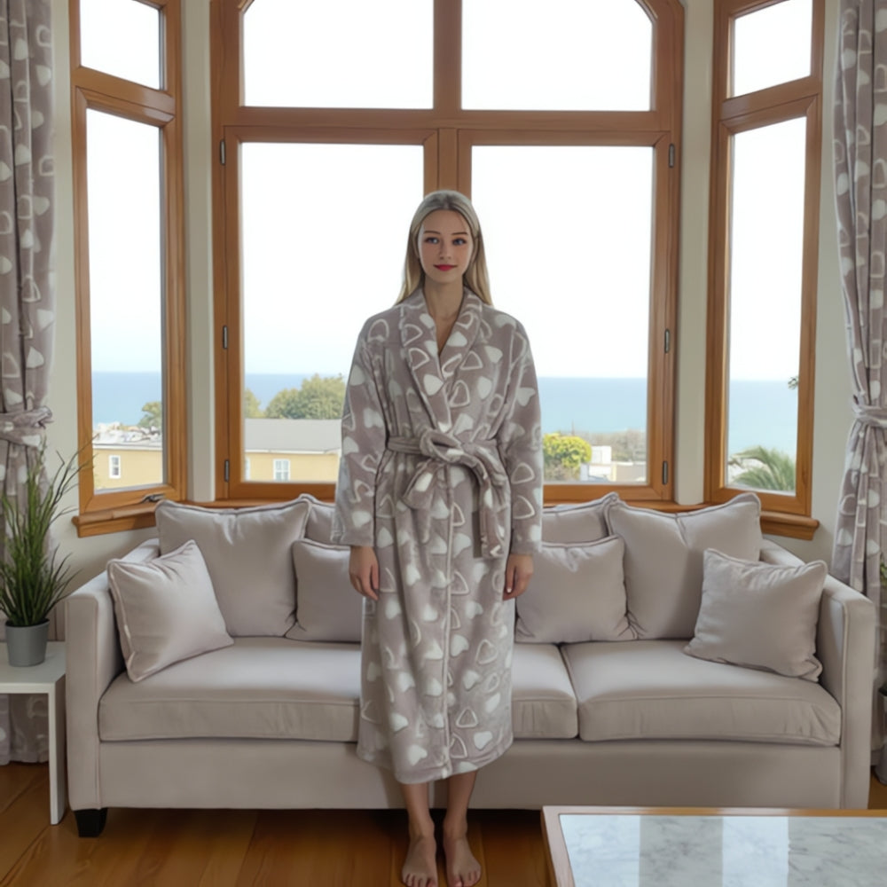 CozyWear | Plush Fleece Bathrobe