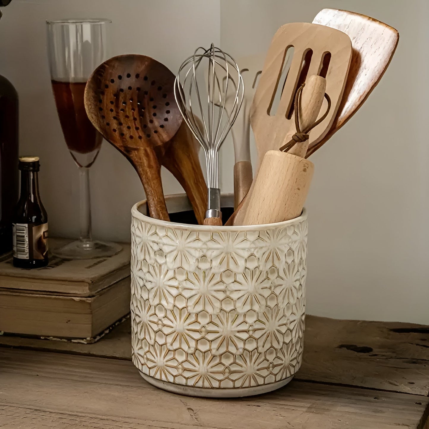 BloomCraft | Ceramic Utensil Holder