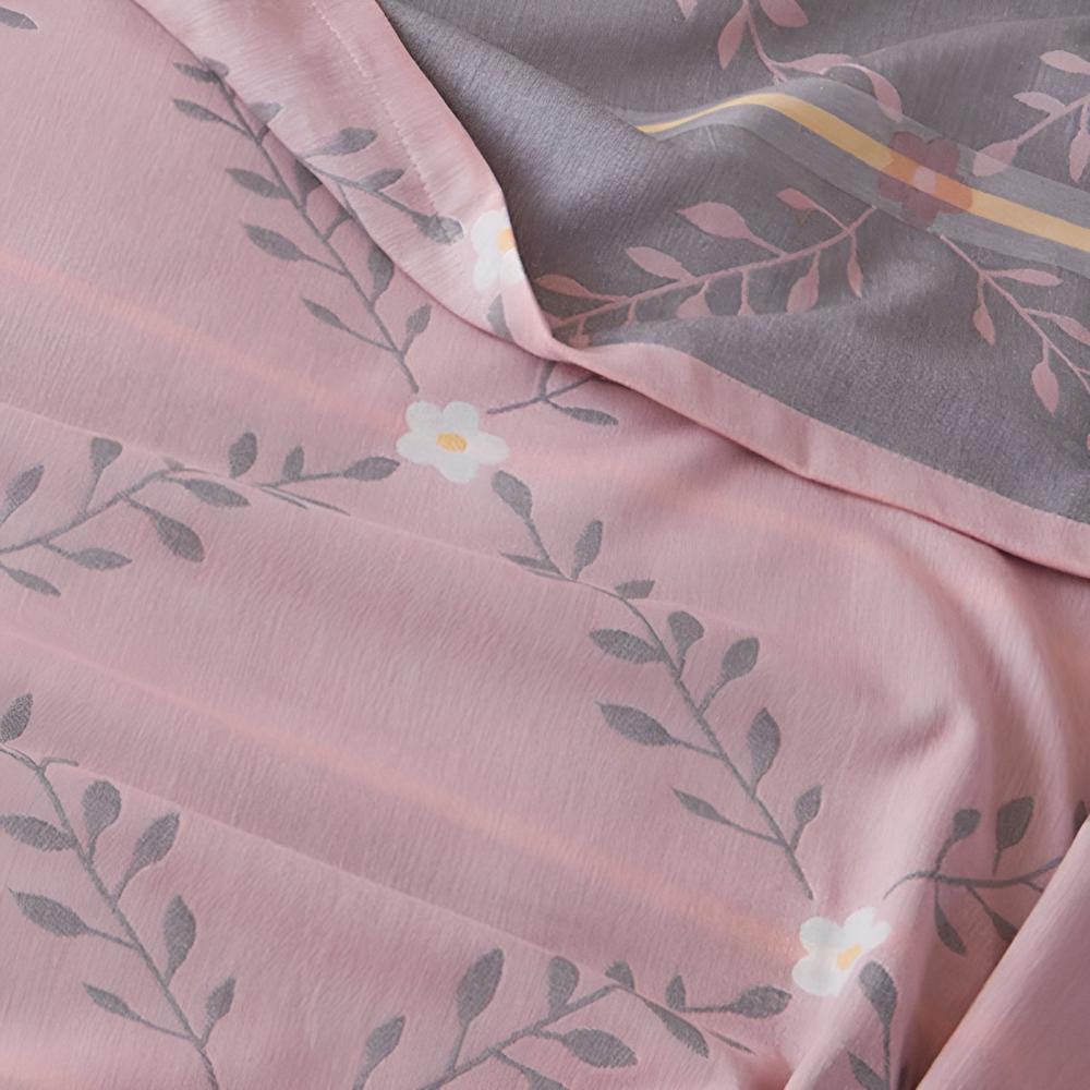 BotanicalCozy | Reversible Botanical Vine Blanket