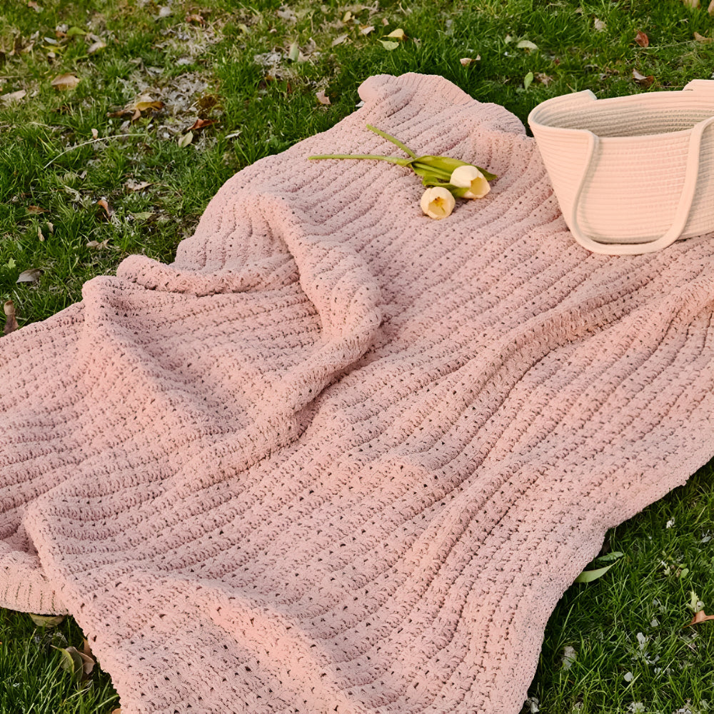 CozyWeave | Vintage Chunky Knit Blanket