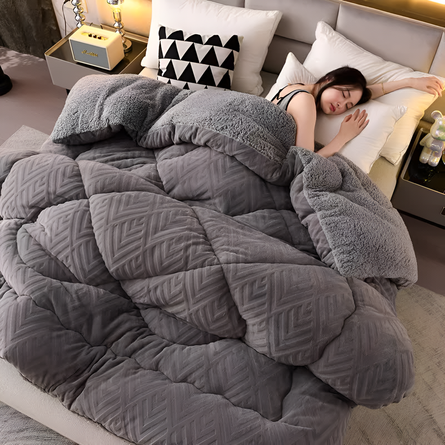 CozyNest | Dual-Sided Soft Duvet Blanket
