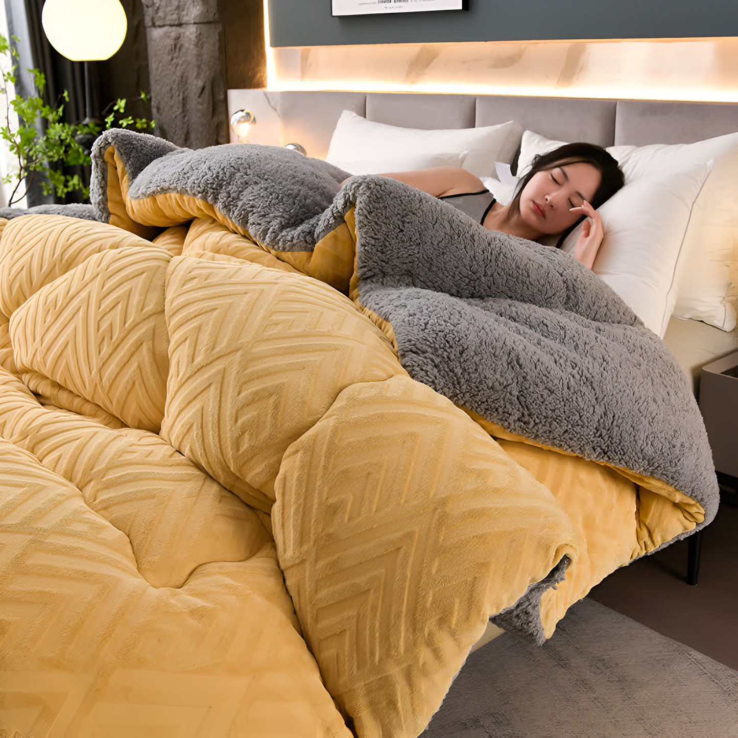 CozyNest | Dual-Sided Soft Duvet Blanket