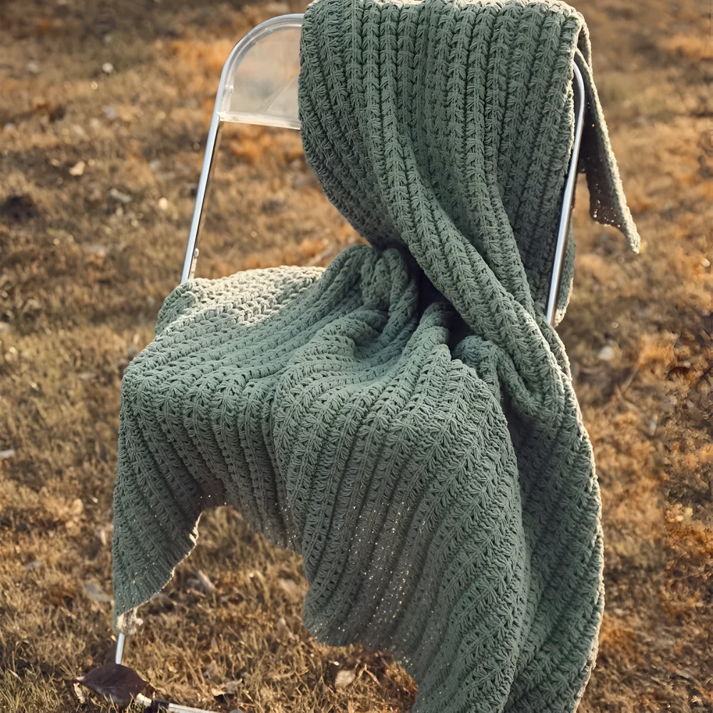 CozyWeave | Vintage Chunky Knit Blanket