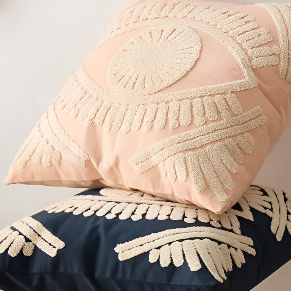 BohoNest | Eye Embroidered Cushion Cover