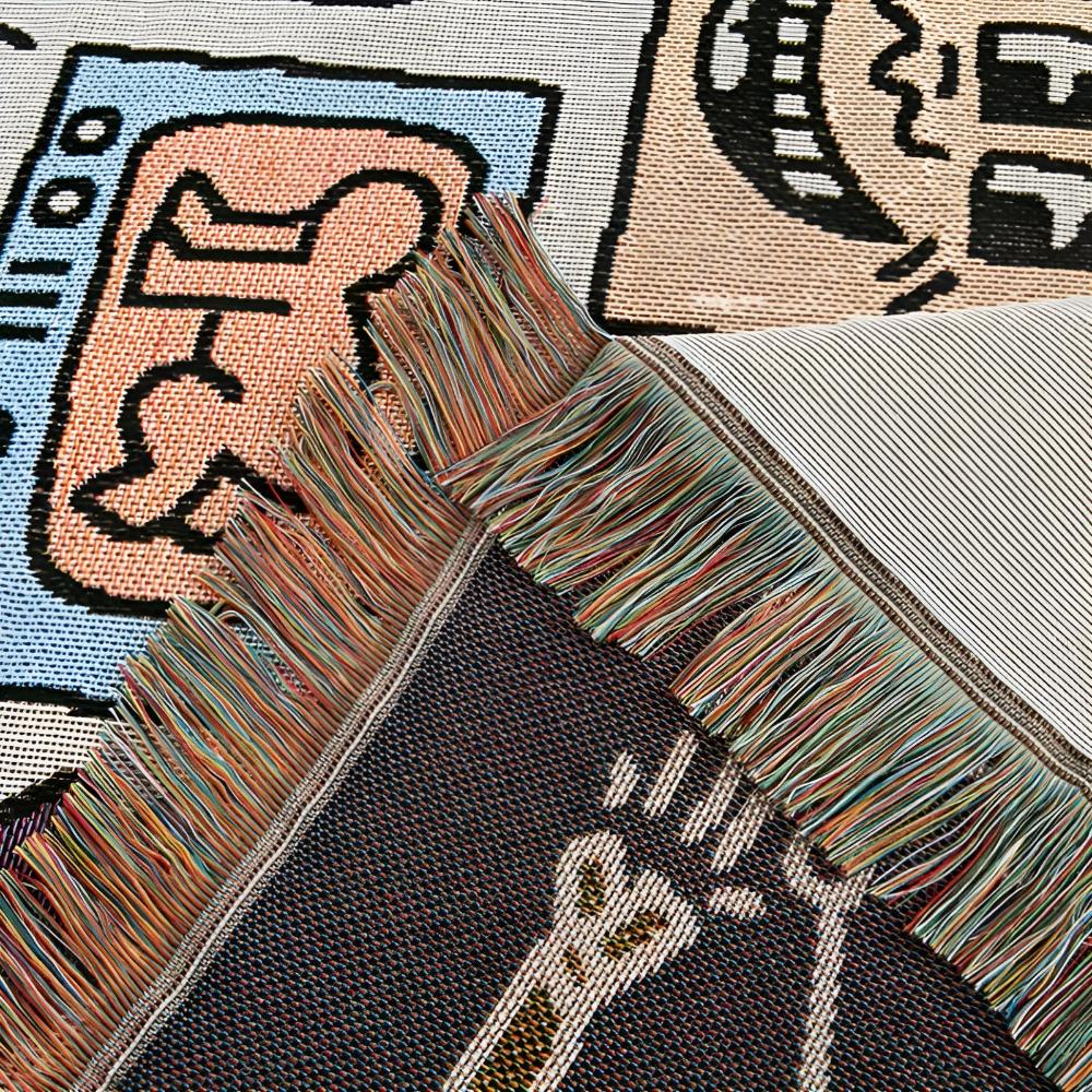 Bold Expressions | Tassel Throw Blanket