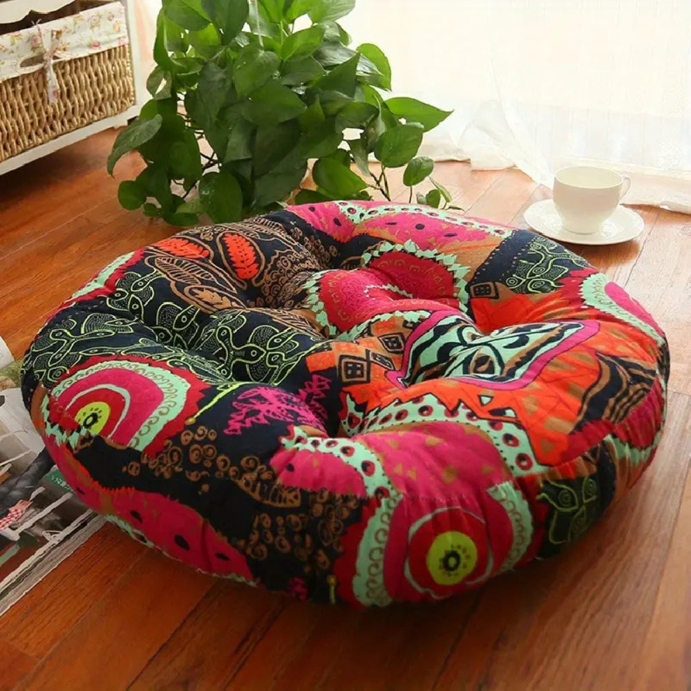 BohoNest | Round Boho Cushion Versatile Seating