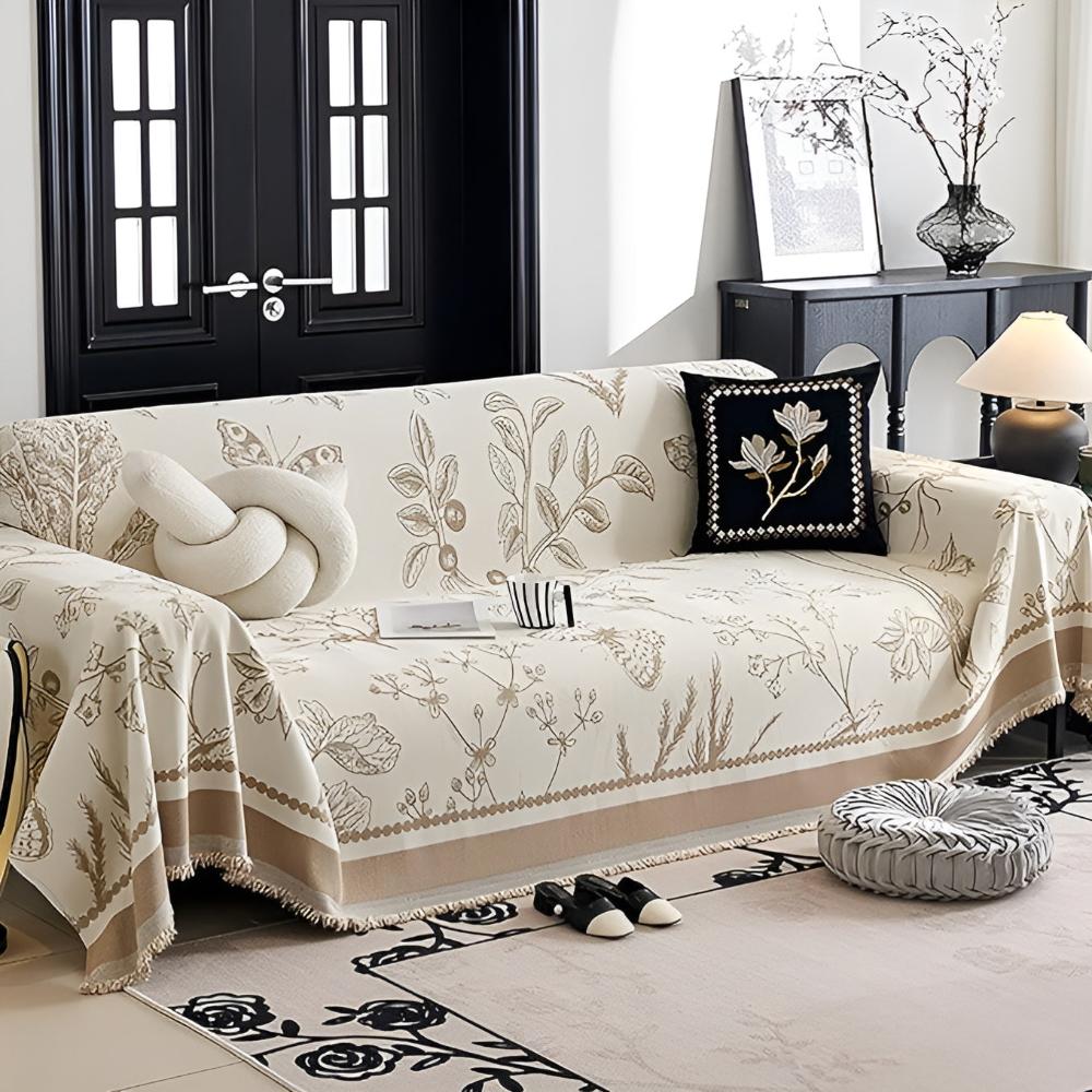 BotanicalCover | Elegant Sofa Slipcover