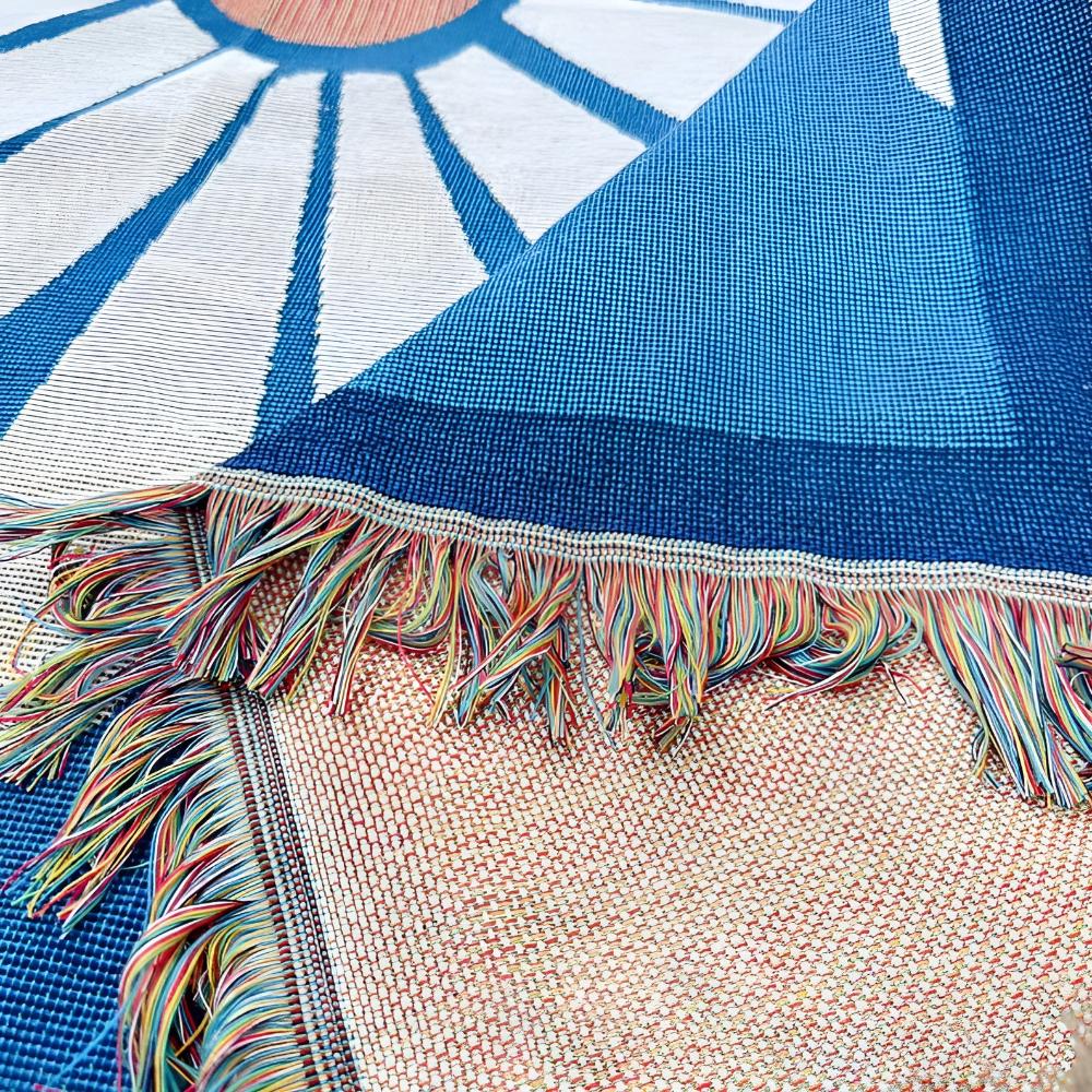 Cozy Daisy | Woven Throw Blanket
