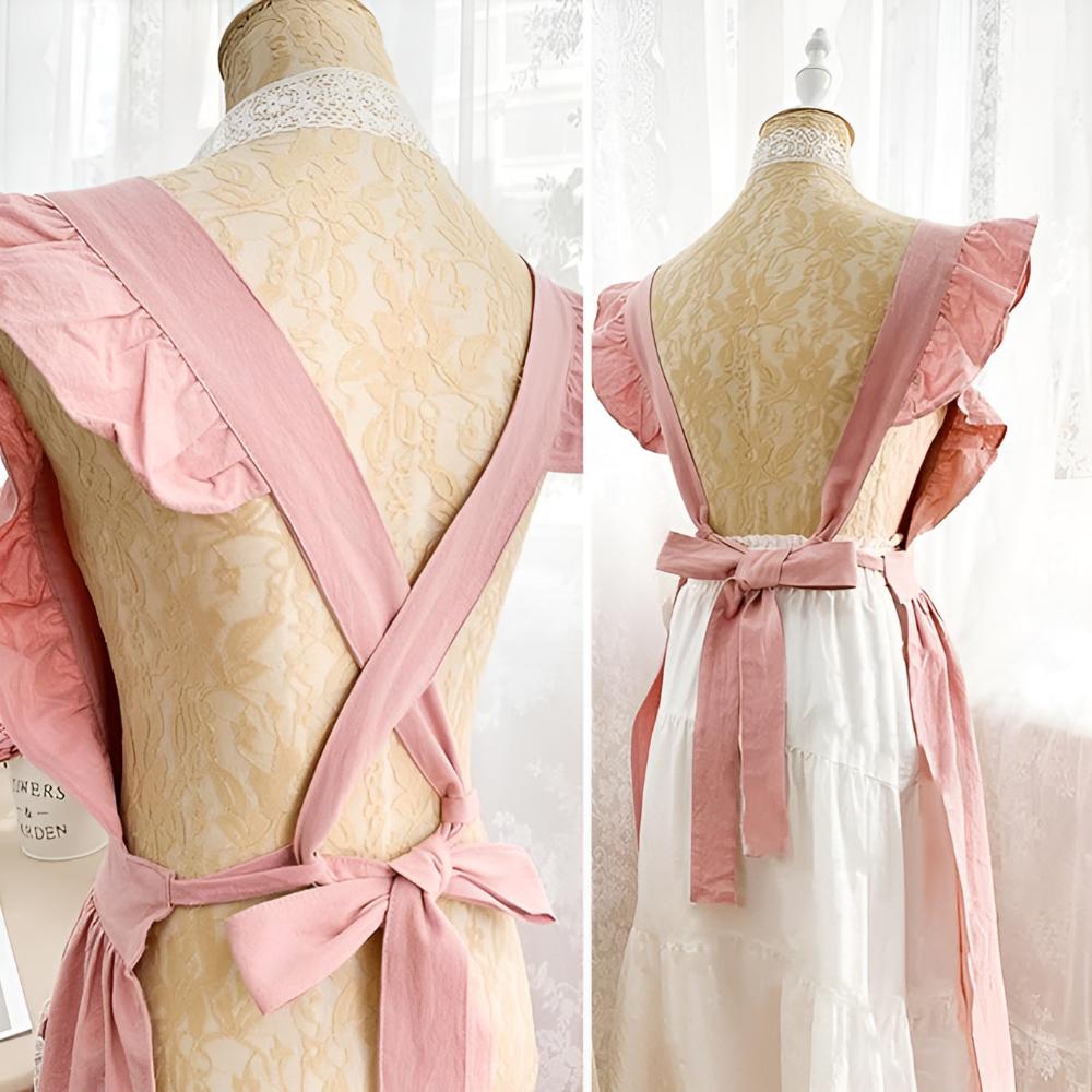 Blush Belle | Ruffle Apron for Women Cooking and Baking