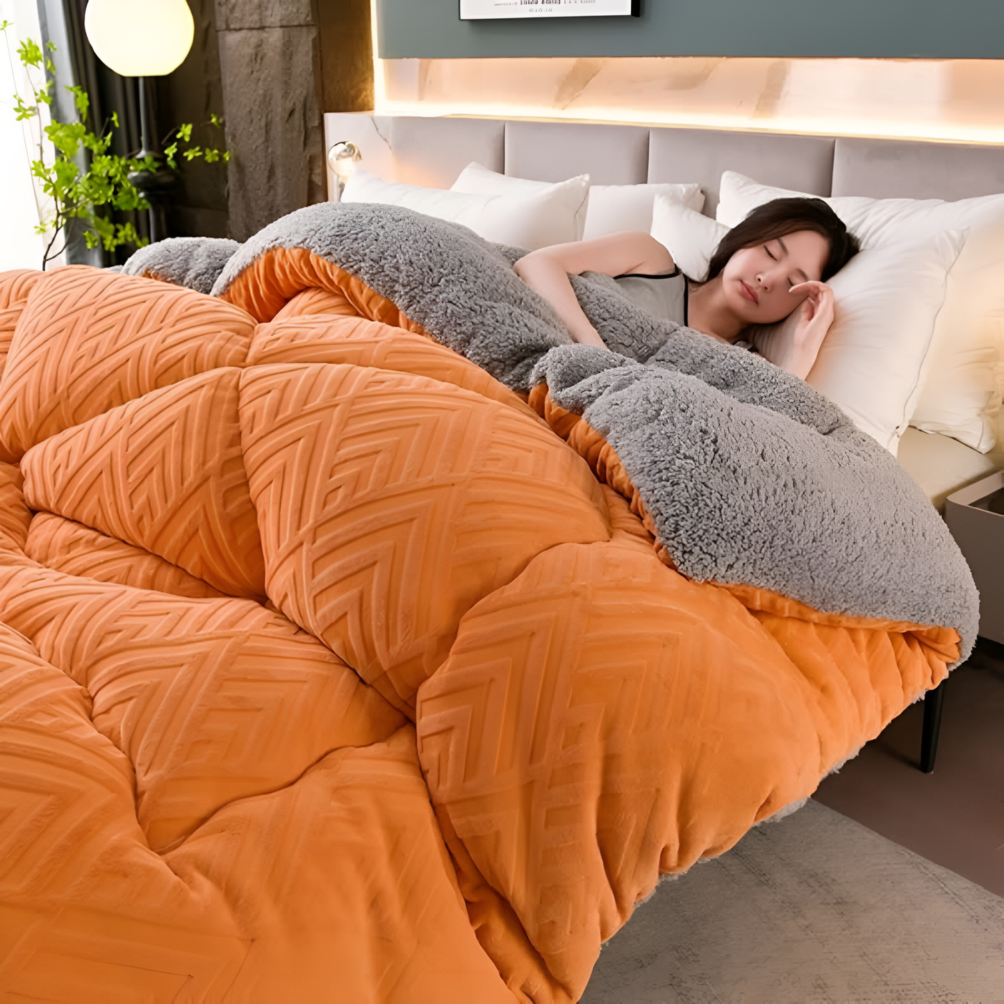 CozyNest | Dual-Sided Soft Duvet Blanket
