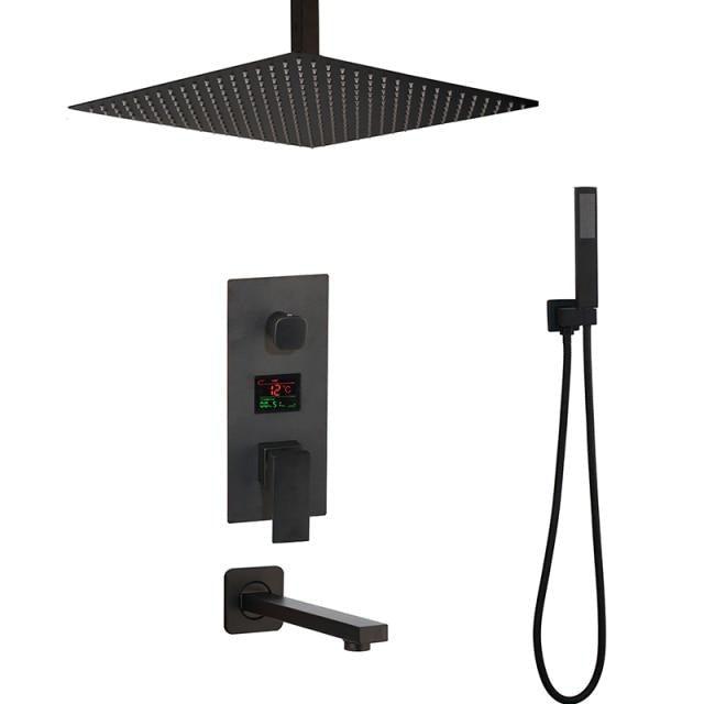 Belmont | Digital Shower Set - 3 Functions & LED Display Mixer Taps