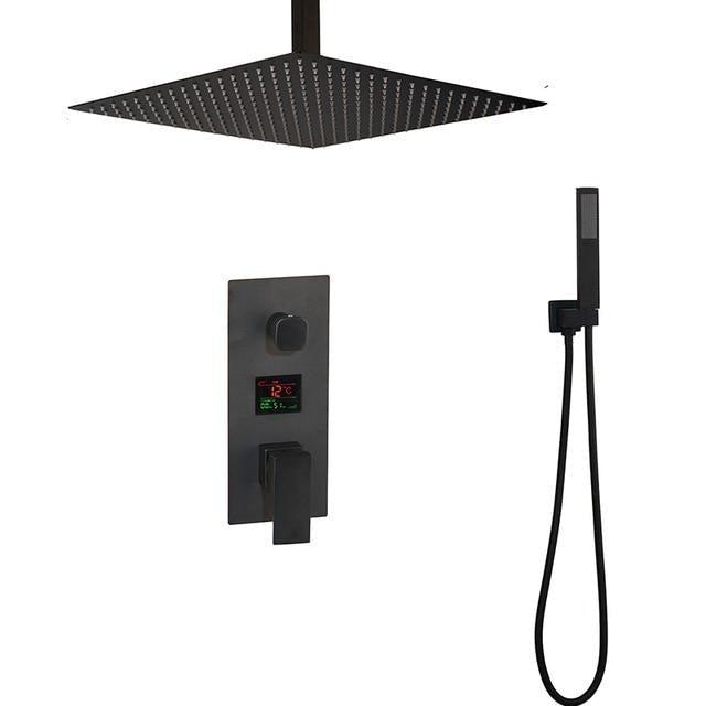 Belmont | Digital Shower Set - 3 Functions & LED Display Mixer Taps