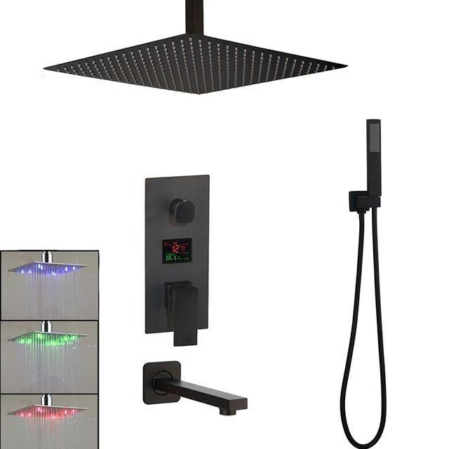 Belmont | Digital Shower Set - 3 Functions & LED Display Mixer Taps