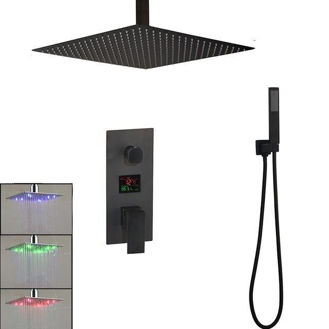 Belmont | Digital Shower Set - 3 Functions & LED Display Mixer Taps