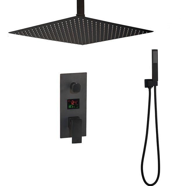 Belmont | Digital Shower Set - 3 Functions & LED Display Mixer Taps