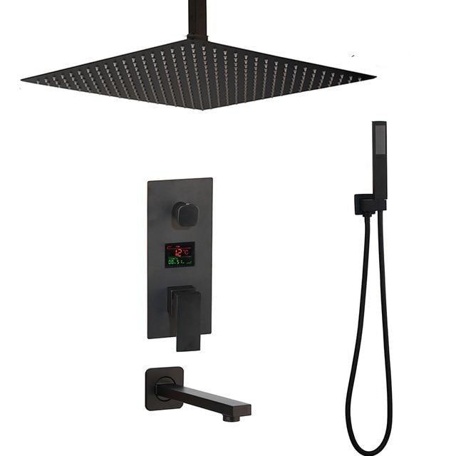 Belmont | Digital Shower Set - 3 Functions & LED Display Mixer Taps