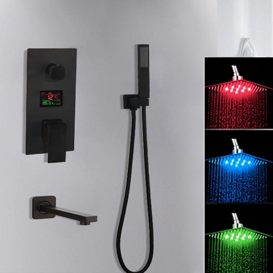 Belmont | Digital Shower Set - 3 Functions & LED Display Mixer Taps