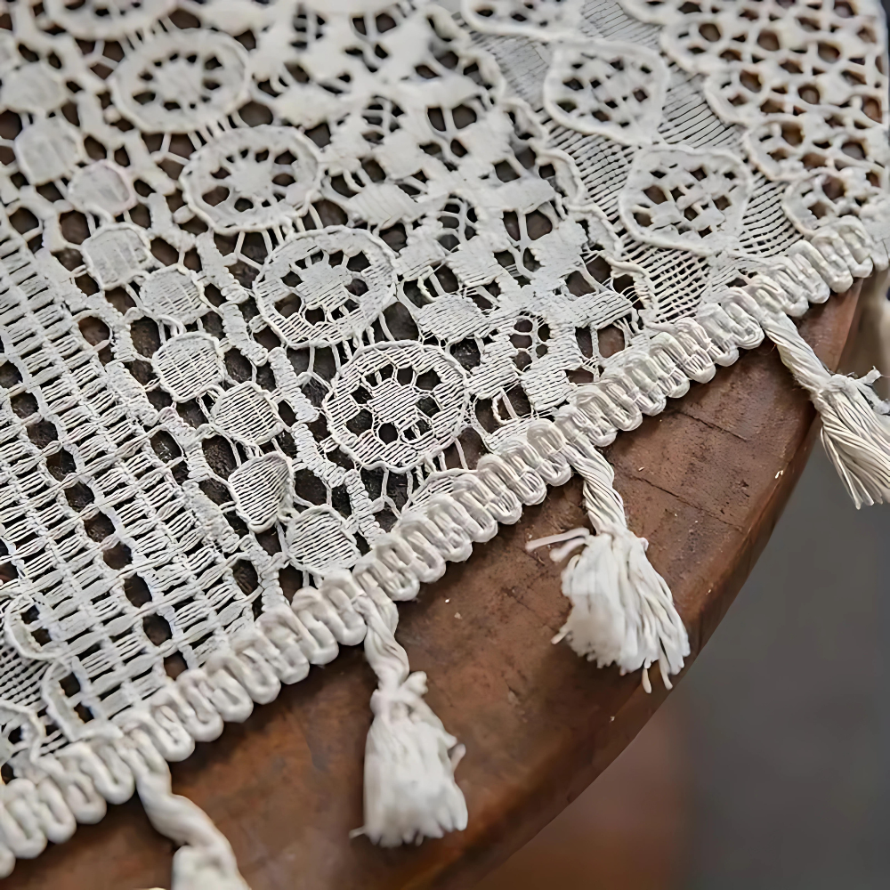 BohoHome | Chic Bohemian Crochet Curtain