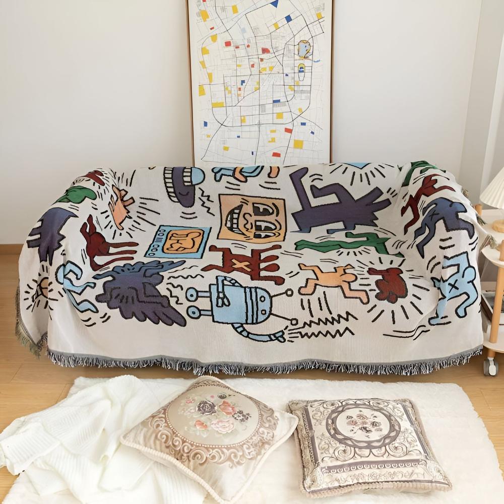 Bold Expressions | Tassel Throw Blanket