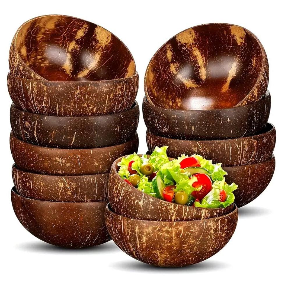 CocoCraft | Handcrafted Eco-Friendly Coconut Bowls Set