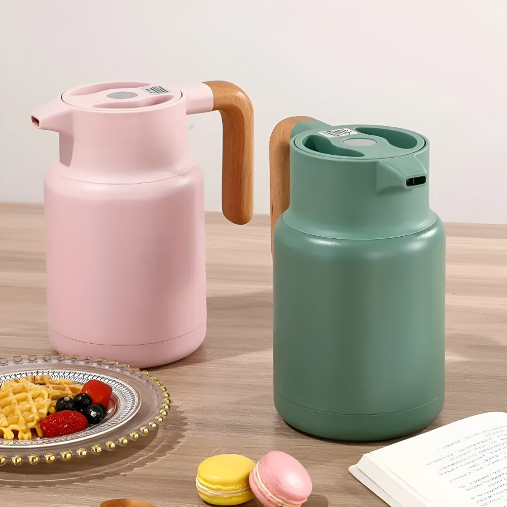 ClassicBrew | Wooden Handle Thermal Carafe