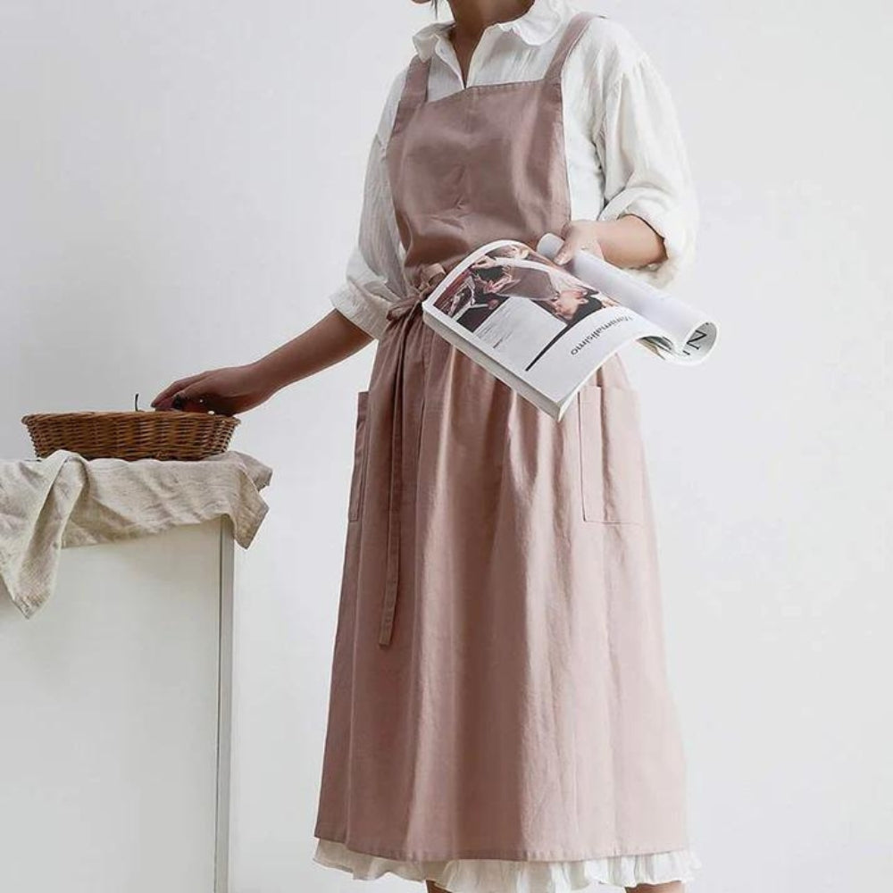 CottonCraft | Multipurpose Cotton Apron With Pockets
